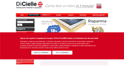 Desktop Screenshot of dicielle.it